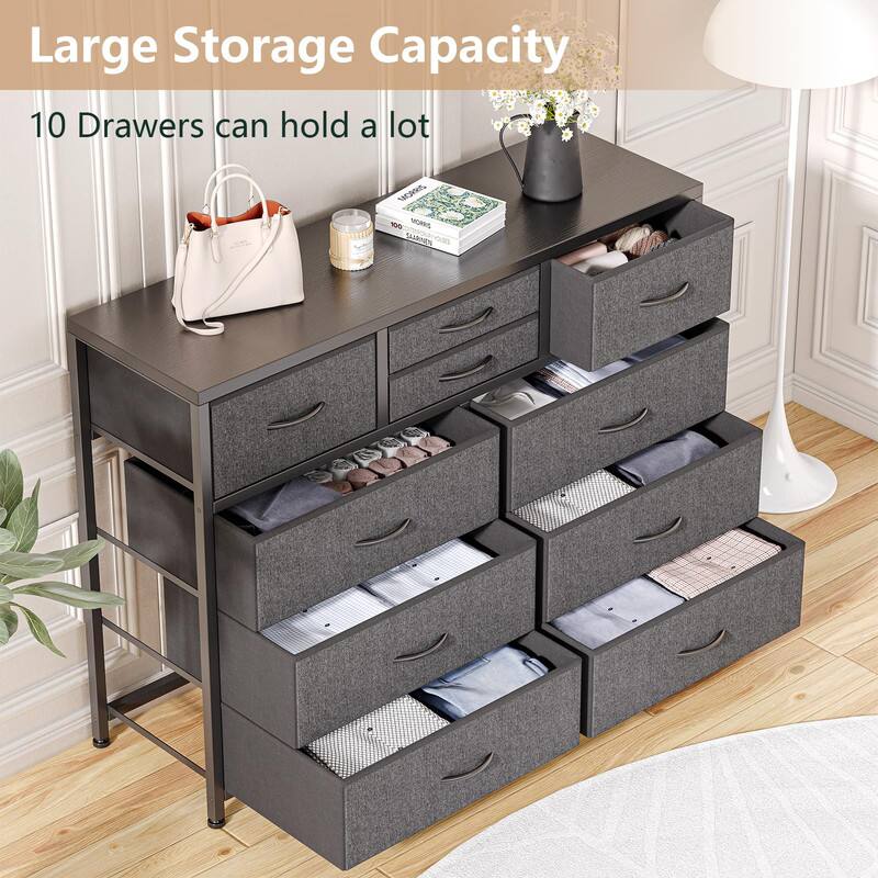 Large Storage Capacity  
10 Drawers can hold a lot