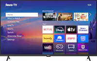 Roku - 55" Class 4K HDR LED Smart RokuTV (2025) - Front_Zoom