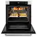 Left. ZLINE - ZLINE Autograph 30 in. True Convection Single Wall Oven in Stainless Steel & Nickel Helix Handle (WASZ-30-KPN) - Stainless Steel.