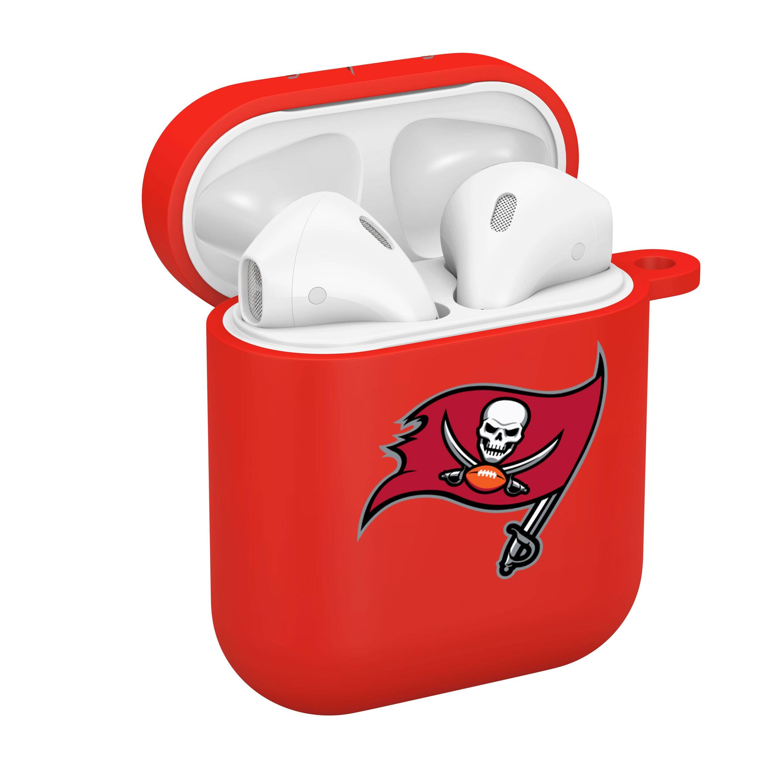 Alt View 1. Artinian - Red Tampa Bay Buccaneers AirPods Case Cover - Red.