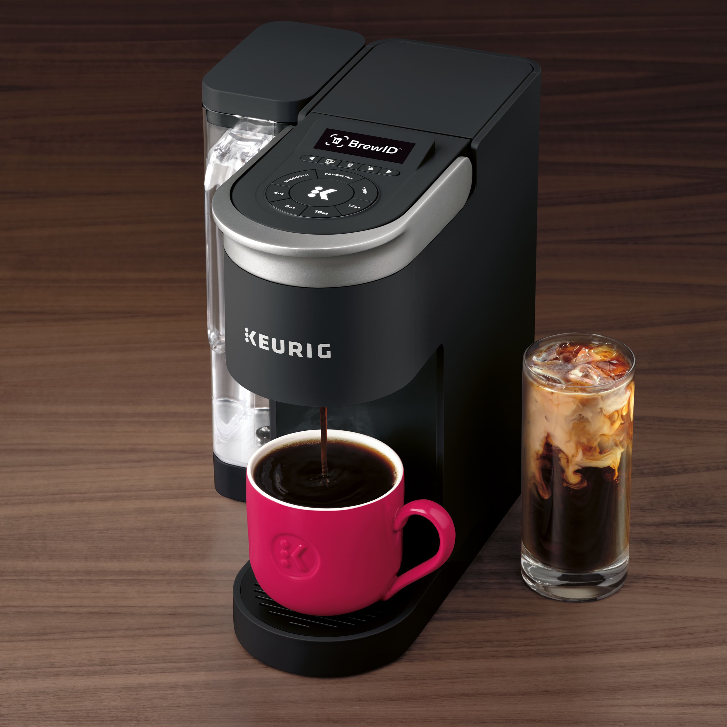 Alt View 19. Keurig - K-Supreme SMART Single Serve Coffee Maker with WiFi Compatibility - Black.
