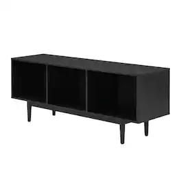 Crosley Furniture - Liam Large Record Player Stand With Vinyl Storage - Black
