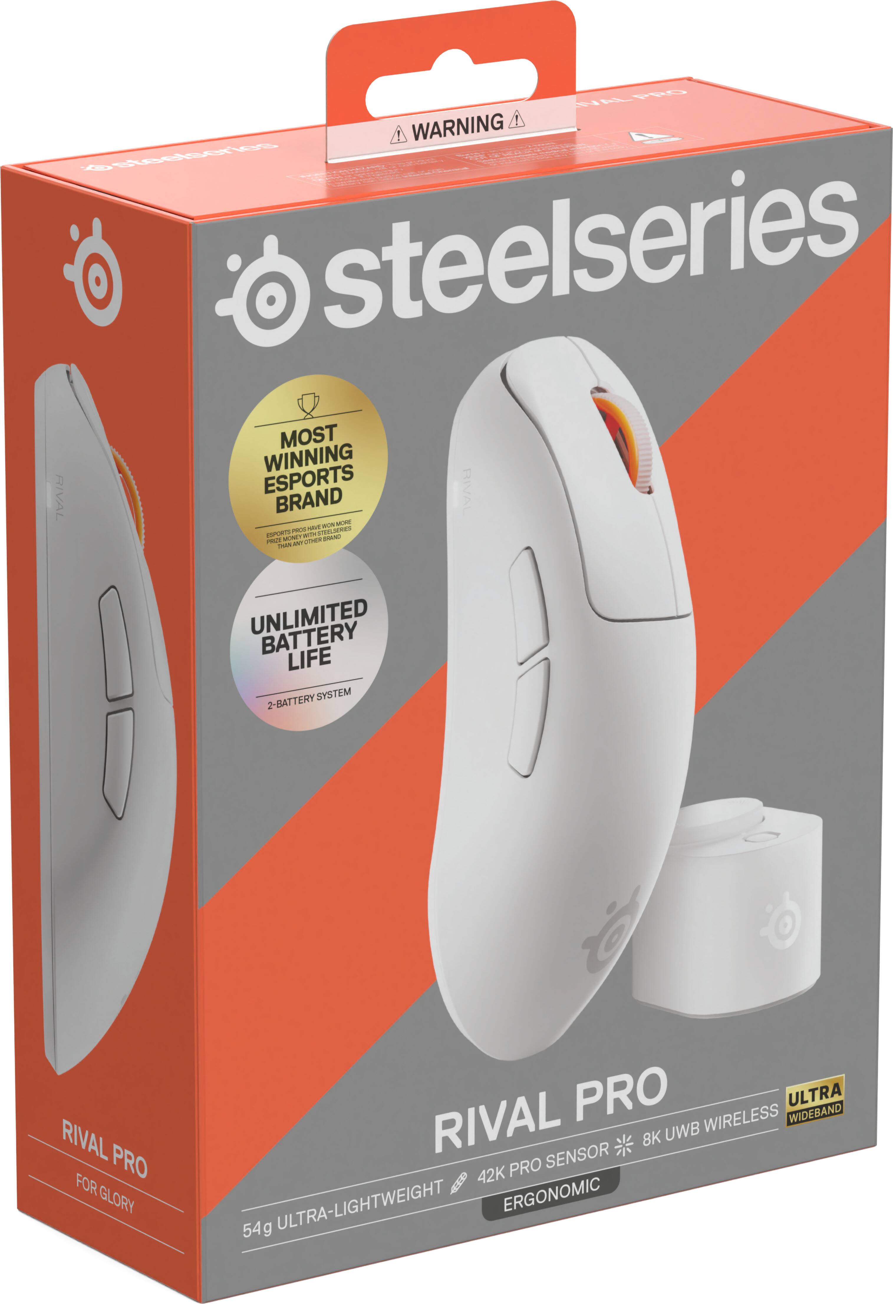 SteelSeries Rival Pro

Most Winning Esports Brand

Unlimited Battery Life
2-Battery System

Rival Pro for Glory

Rival Pro Wireless
Ultra Wideband 8K UWB
Pro Sensor
42K
Ultra-Lightweight
Ergonomic
54g