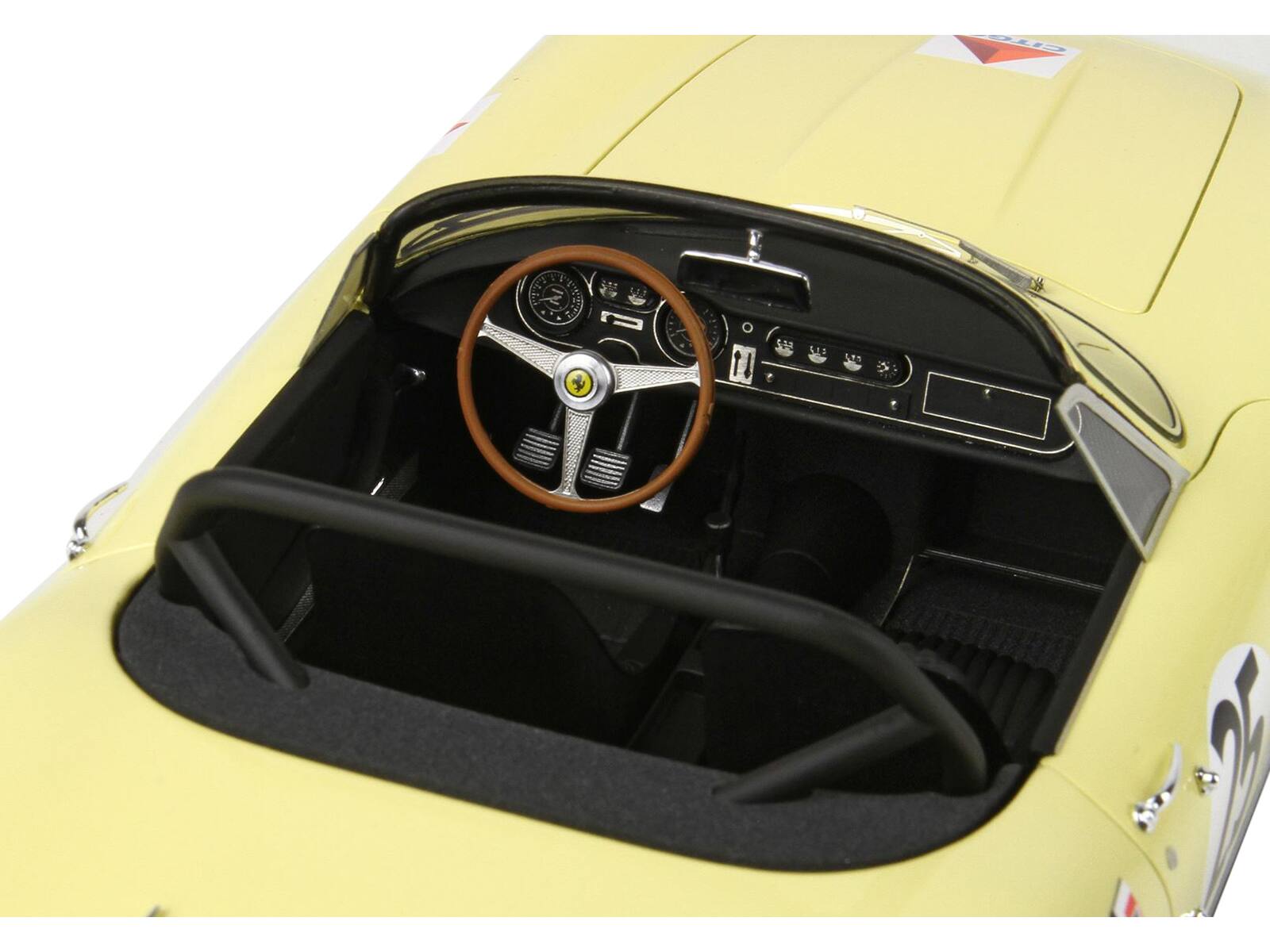 Alt View 1. BBR - Ferrari 275 GTS/4 #25 (NART) Sebring 12H (1967) with DISPLAY CASE Limited Edition to 200 pieces 1/18 Model Car by BBR.