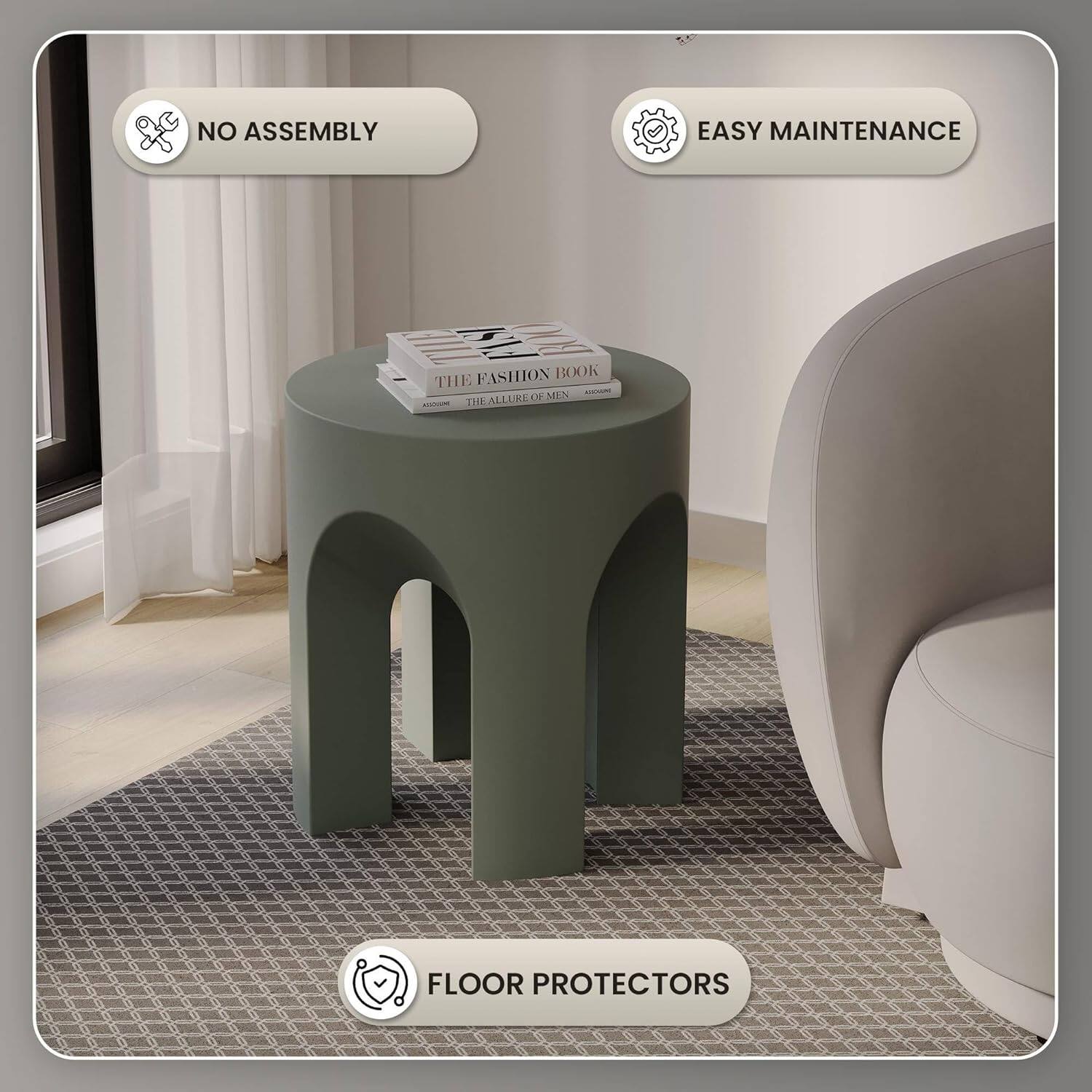 NO ASSEMBLY  
EASY MAINTENANCE  
FLOOR PROTECTORS  

THE FASHION BOOK  
THE ALLURE OF MEN