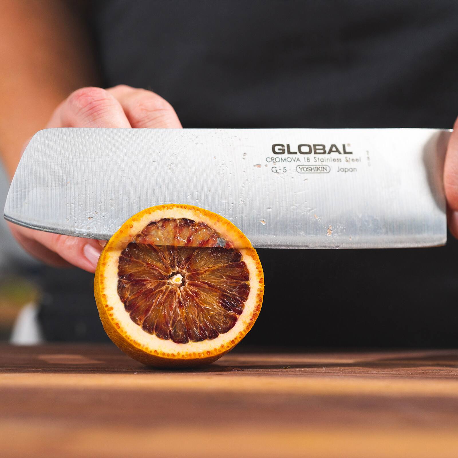 GLOBAL CROMOVA 18 Stainless Steel G-5 YOSHIKIN Japan