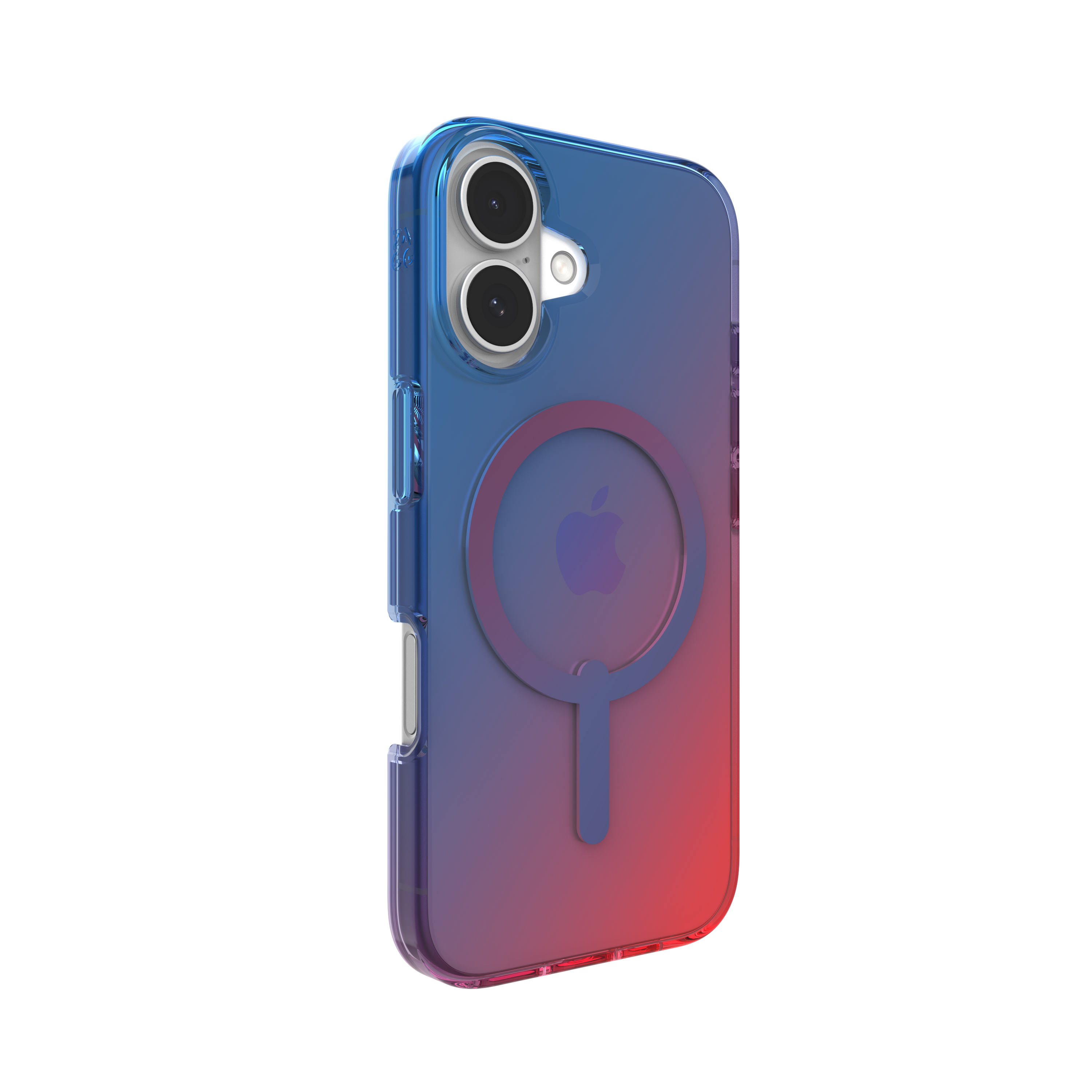 Front. ZAGG - Tokyo Snap Case for Apple iPhone 16 - Iridescent.