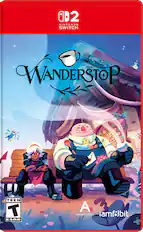 2 NINTENDO SWITCH. WANDERSTOP TEEN T ESRB A ANNAPURNA iam8bit