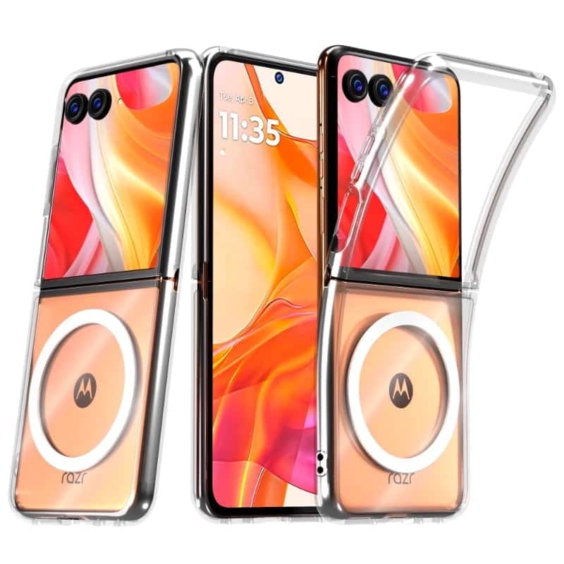 RomeTech - Rome Tech Hybrid Case for Motorola Razr+ (2024) - Clear