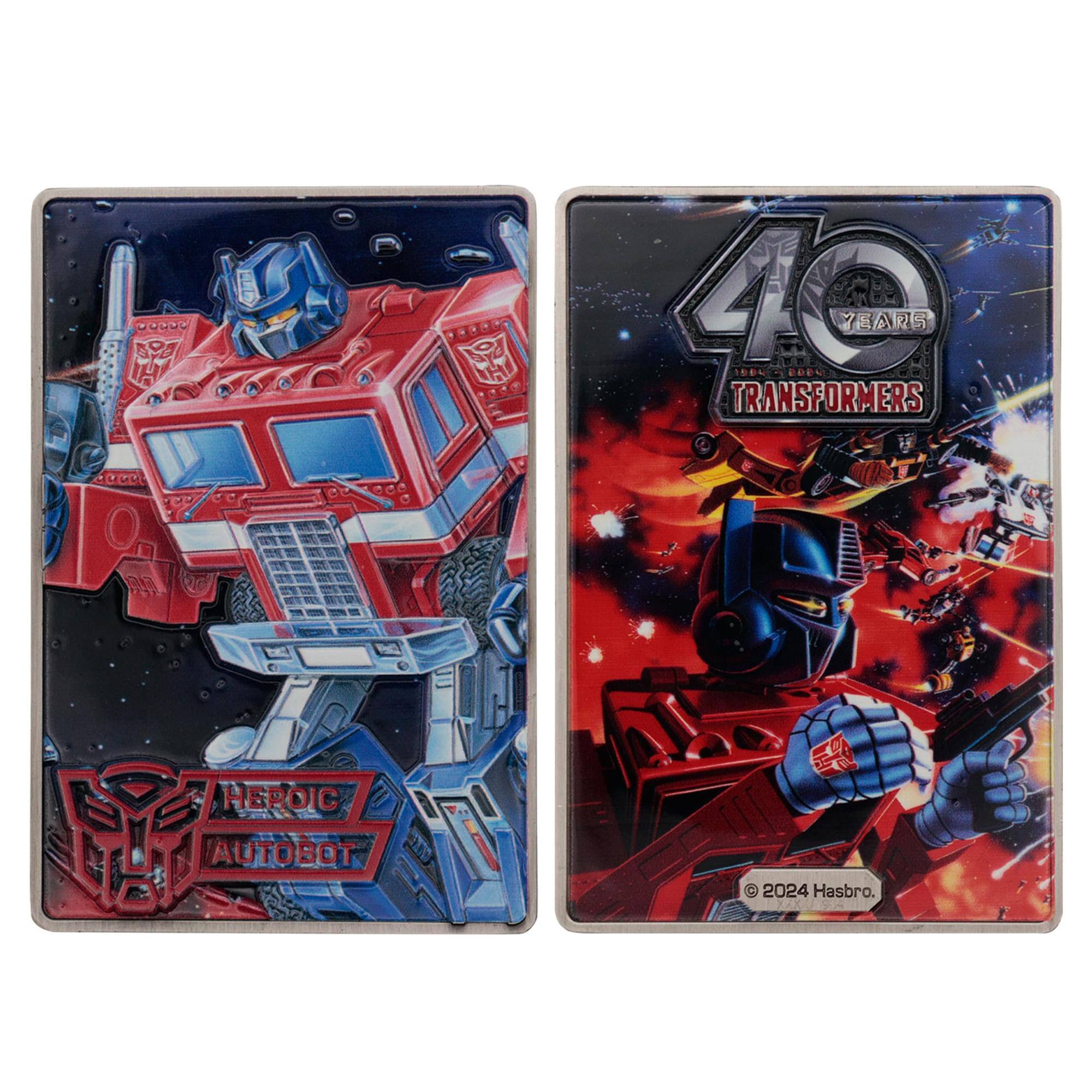40 YEARS  
TRANSFORMERS  
HEROIC AUTOBOT  
© 2024 Hasbro