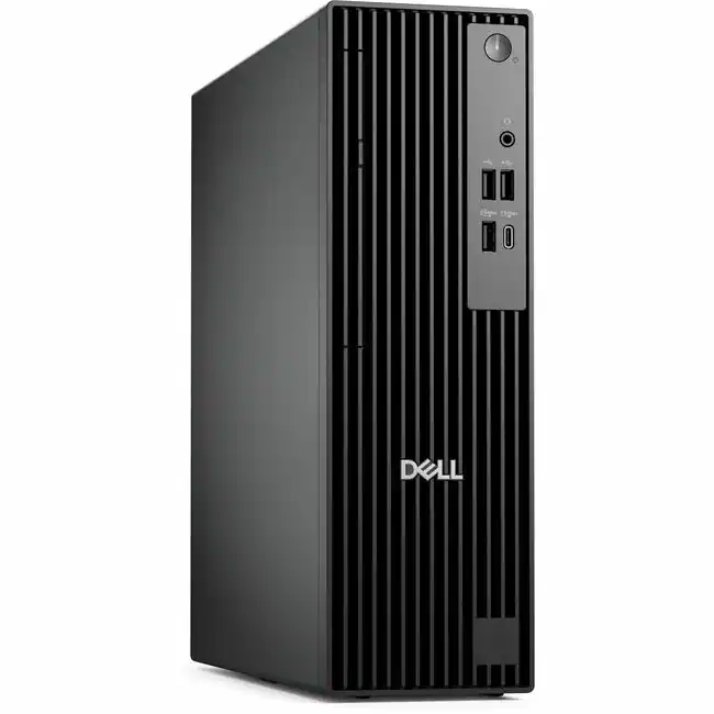 Dell - Pro QCS1255 Desktop Computer - AMD Ryzen 5 8500G - 8 GB - 256 GB SSD - Slim PC - Standard AMD Chip - Black