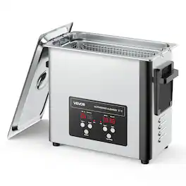 VEVOR - 6L Ultrasonic Cleaner, Professional Ultrasonic Cleaner Machine with Cleaning Basket & Digital Display