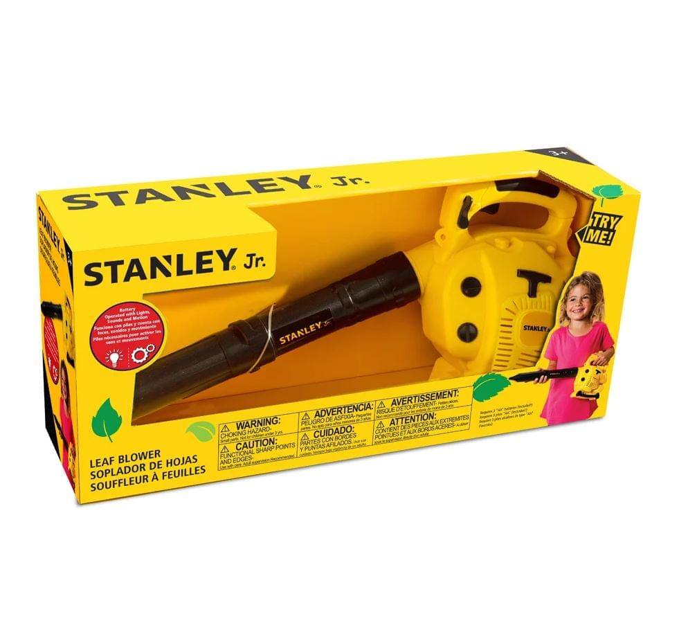 STANLEY Jr.  
STANLEY Jr.  
TRY ME!  

AVERTISSEMENT:  
ADVERTENCIA:  
WARNING:  
ATTENTION:  
CUIDADO:  
CAUTION:  

PELIGRO DE EXTREMIDADES  
CONTRONT D'EXTREMITÉS  
HAZARD  
BORDES PONTUES  
SHARP POINTS  
AND EDGES  

LEAF BLOWER  
SOPLO DE HOJAS  
SOUFFLEUR DE FEUILLES