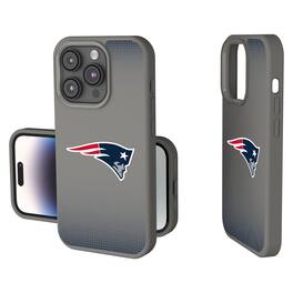Keyscaper - NFL - New England Patriots - Linen Logo iPhone Soft Touch Case - 15 - Gray