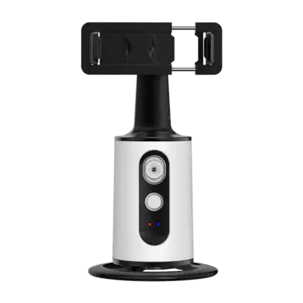 Front. Cluzine - Portable Selfie Stick Auto Face Tracking 360° Rotation Gimbal Phone Tripod Camera Stabilizer for Camcorder.