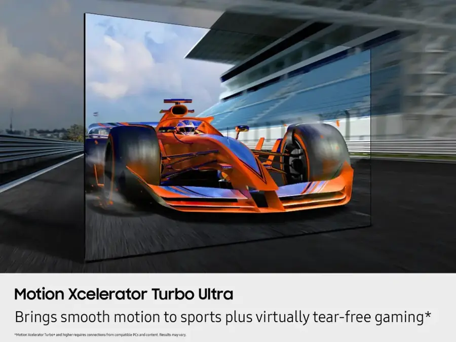 Motion Xcelerator Turbo Ultra brings smooth motion to sports plus virtually tear-free gaming.