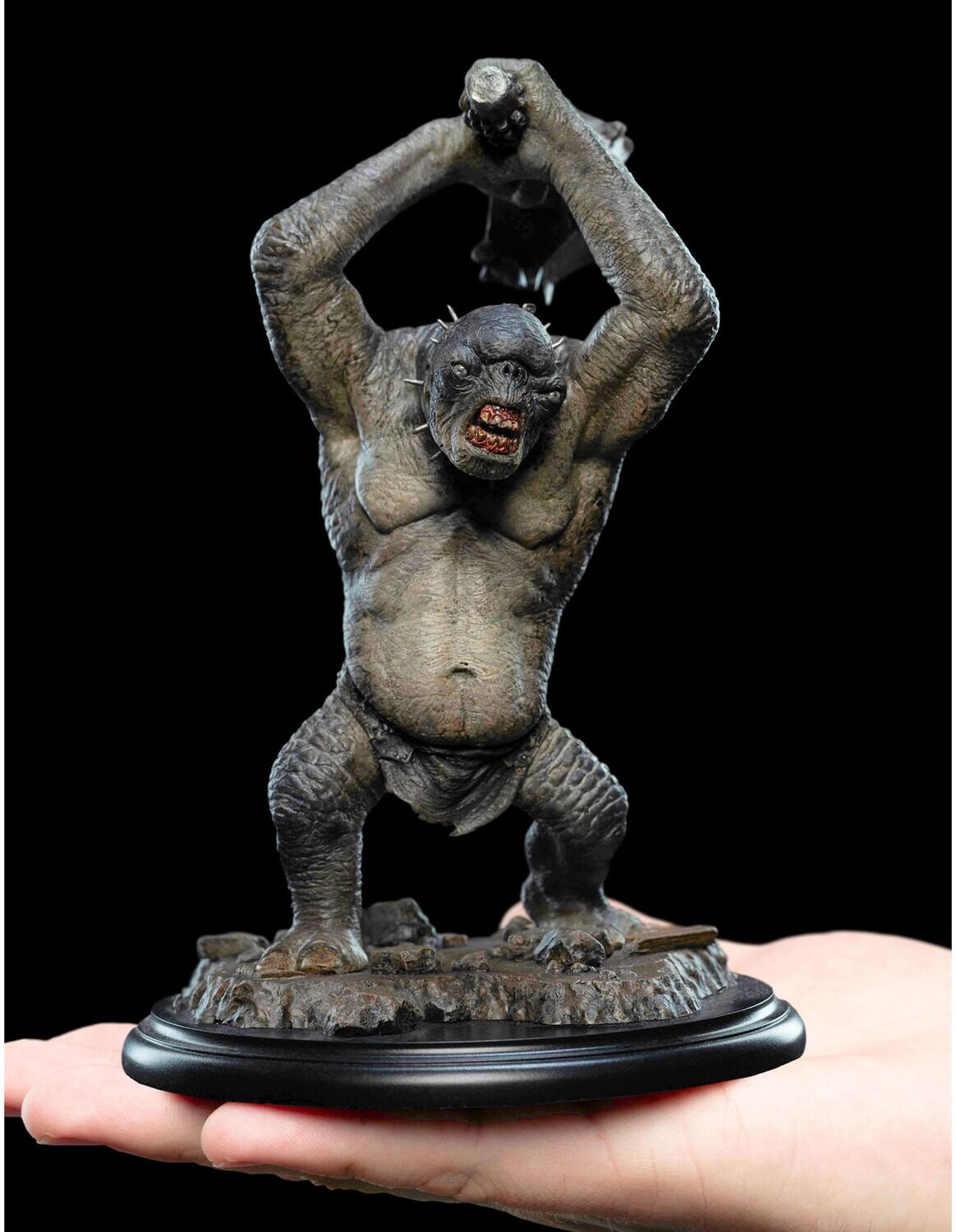 Alt View 3. Weta Workshop - WETA Workshop Polystone - The Lord of the Rings Trilogy - Cave Troll Miniature Statue   - COLLECTIBLES - Multicolor.