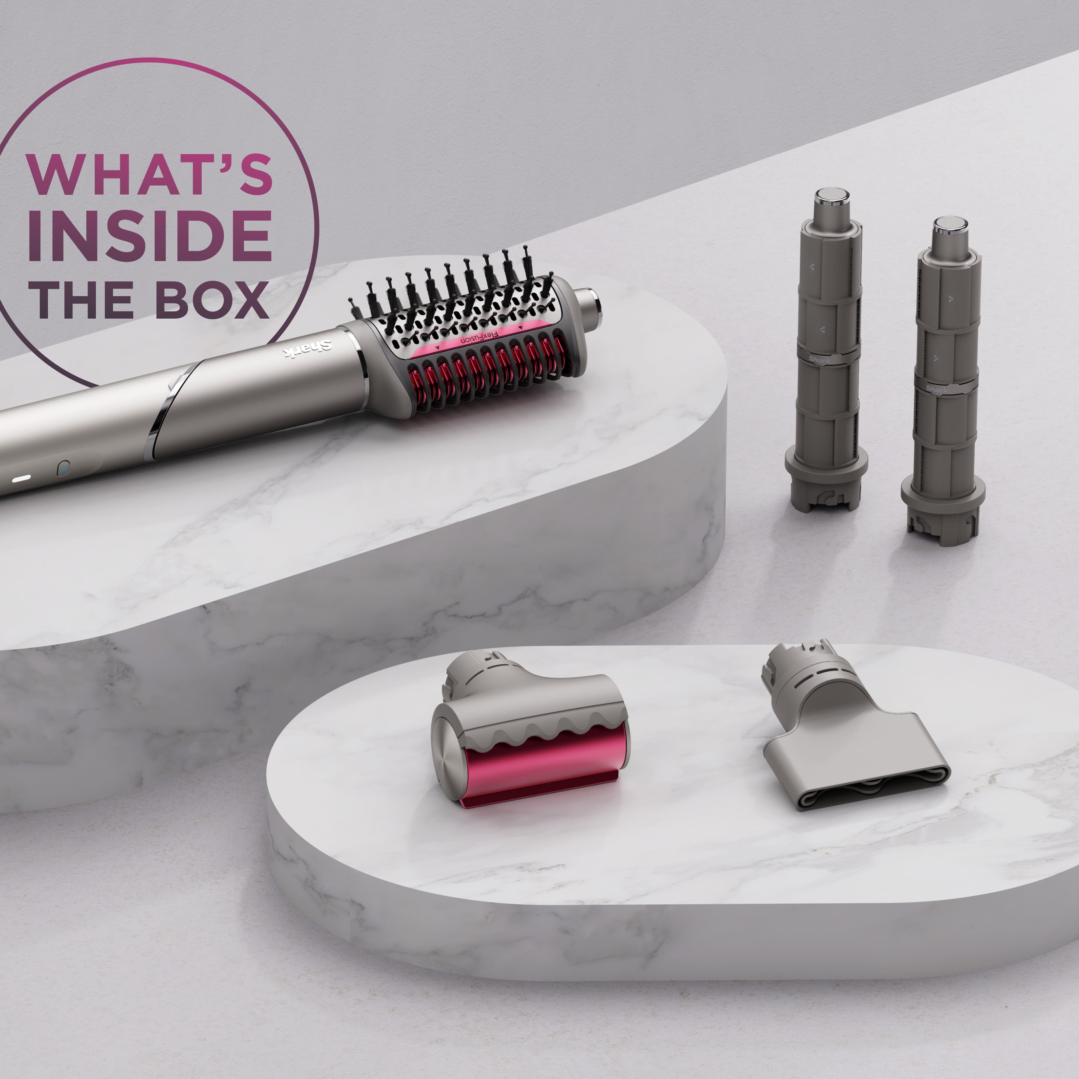 What's Inside the Box: Hairdryer, Brush, and Curler