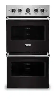Viking - 27" Built-in Electric Double Wall Oven - Onyx