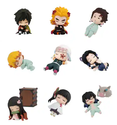 Front. Bandai - Gashapon Demon Slayer - Nemurasetai Wave 3 - 2" Figure (Blind Pack - 1 Character Chosen at Random) - Styles May Vary.