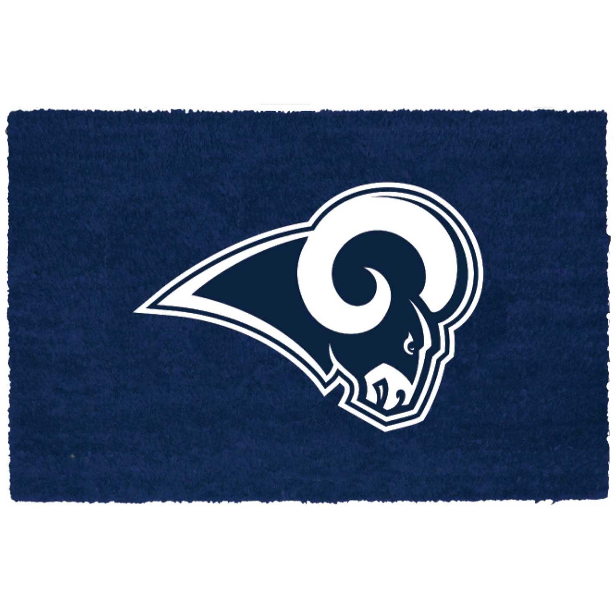 The Memory Company - Los Angeles Rams Team Colors Doormat - Multicolor