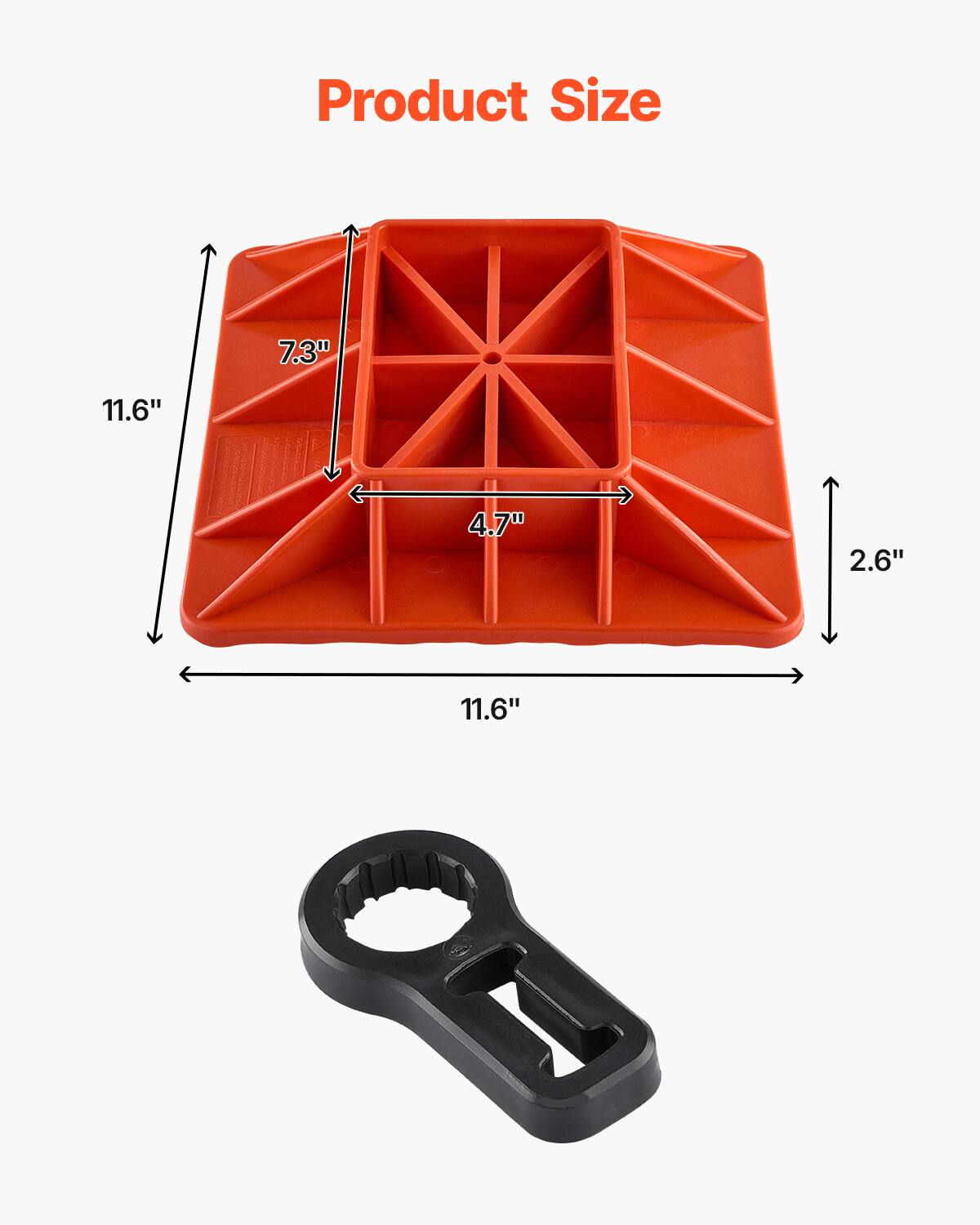 Product Size: 7.3" x 11.6" x 4.7" x 2.6"