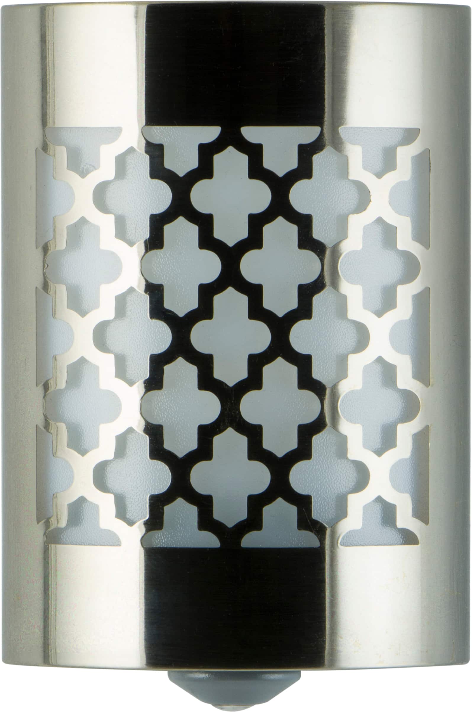 Front. GE - CoverLite Dusk to Dawn LED Moroccan Night Light.