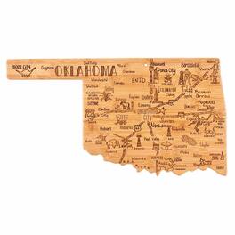 Totally Bamboo - Destination Oklahoma Cutting Board, 16-3/4" x 9"