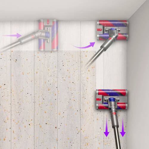 Left. Dyson - Omni-Glide Cordless Vacuum - Closeout Edition with 5 accessories - Gold/Iron.