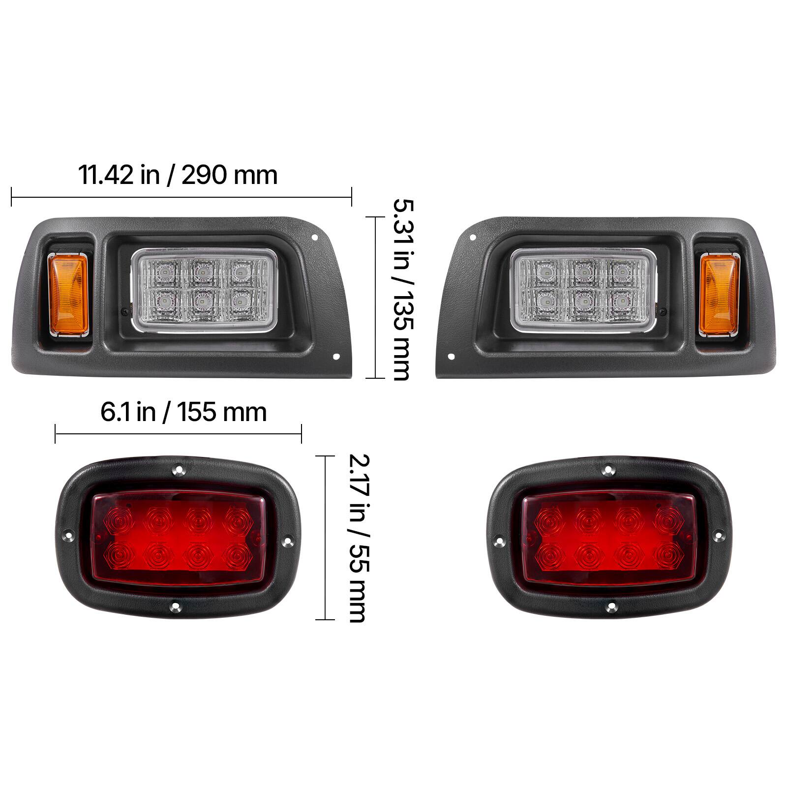 11.42 in / 290 mm  
5.31 in / 135 mm  
6.1 in / 155 mm  
2.17 in / 55 mm