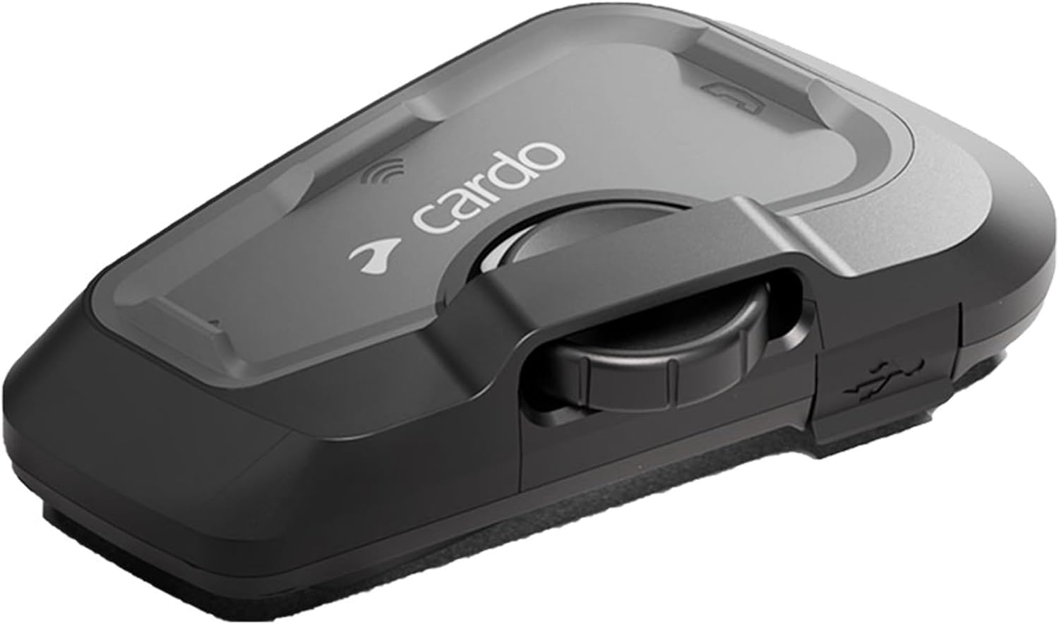 Alt View 2. Cardo Systems - Freecom 4X Motorcycle 2-Way Helmet Bluetooth Communication System Headset Single - Black.