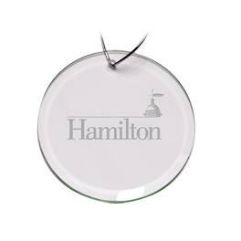 Jardine - Hamilton Continentals 3'' Glass Round Ornament - Multicolor