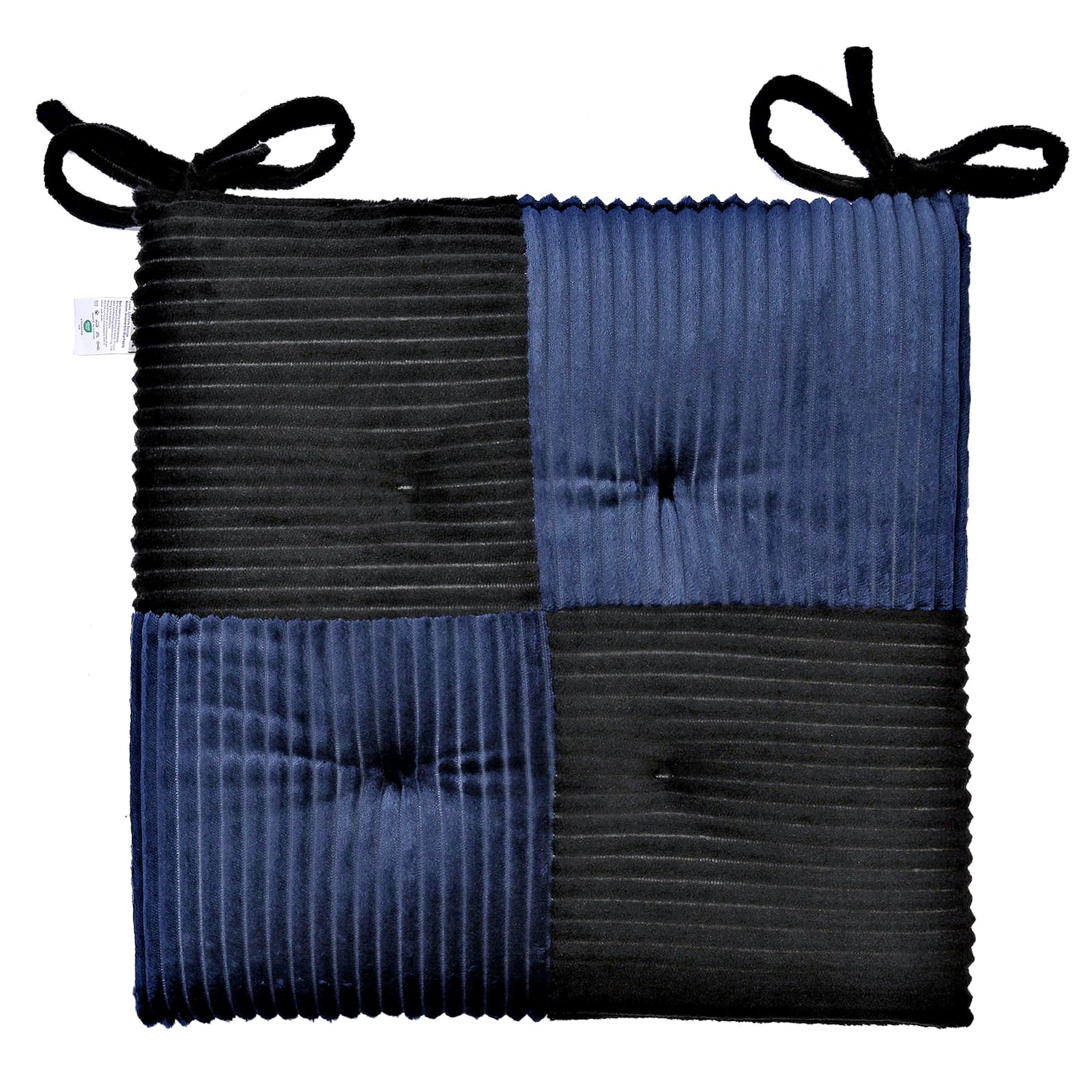 JETRANSPORT Office Stacking Chair Cushions 4 Pack Corduroy High Density ...