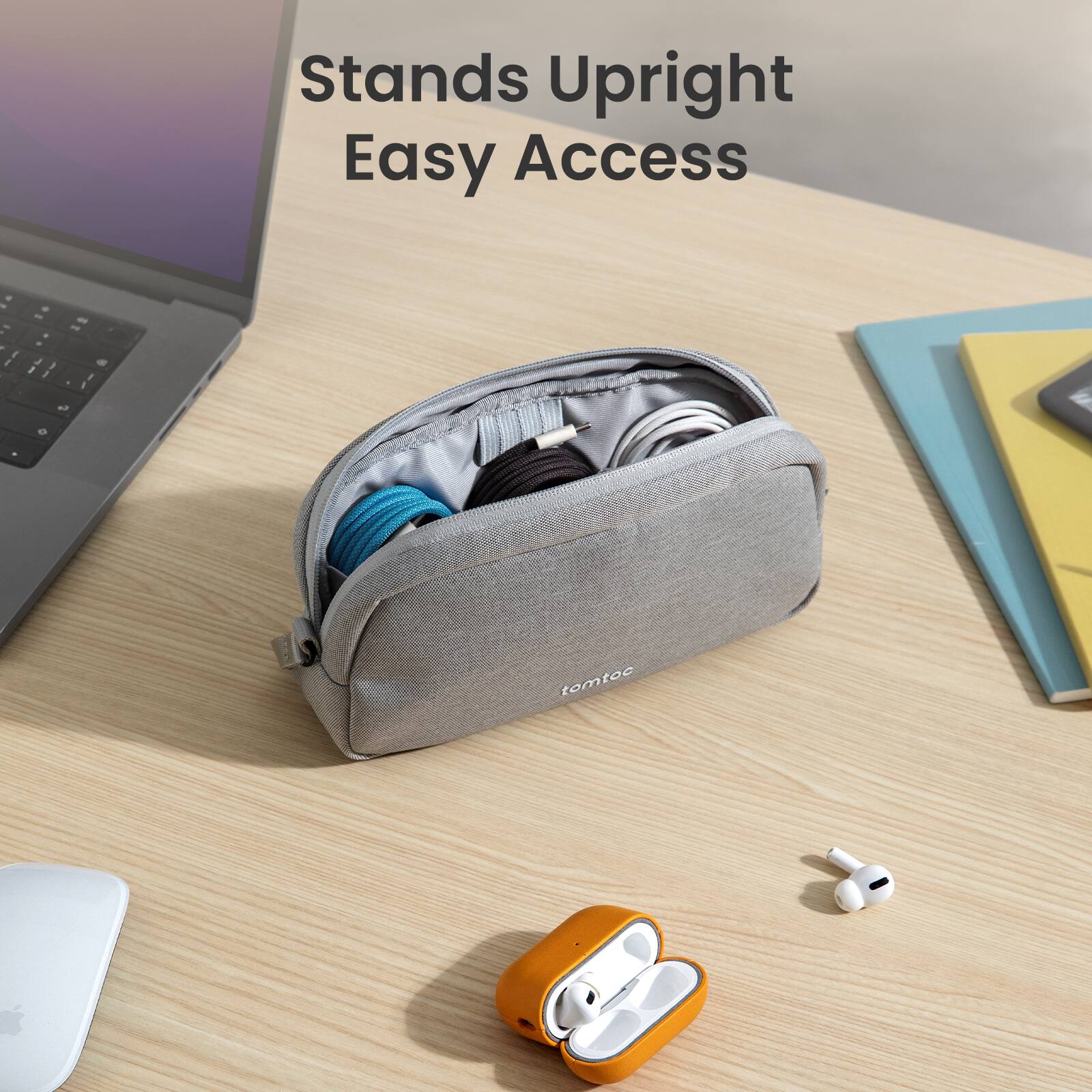 Stands Upright Easy Access.