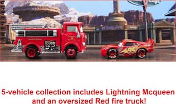 Mattel Disney and Pixar Cars Vehicle 5 Packs with 4 Characters Mattel Disney and Pixar Cars Vehicle 5 Packs with 4 Characters