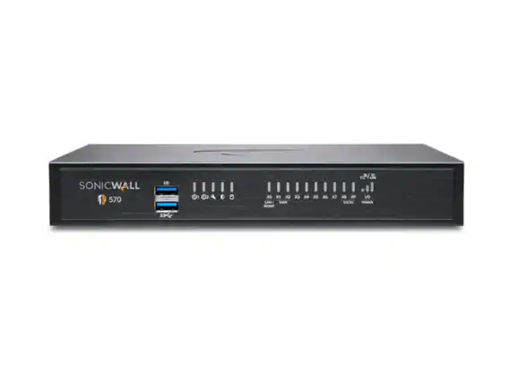 SONICWALL 570
X0 X1 X2 LAN / WAN MGMT
X3
X4
X5
X6
X7
X8 X9 5G WWAN
SSE