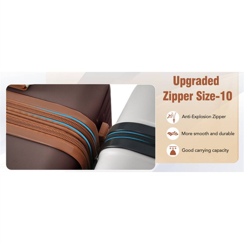 Upgraded Zipper Size-10  
Anti-Explosion Zipper  
More smooth and durable  
Good carrying capacity