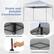 Stable and Reliable Construction
- Reinforced Corner Structure
- 4 Wind Ropes
- 8 Ground Stakes
- Heavy-duty Truss Connection