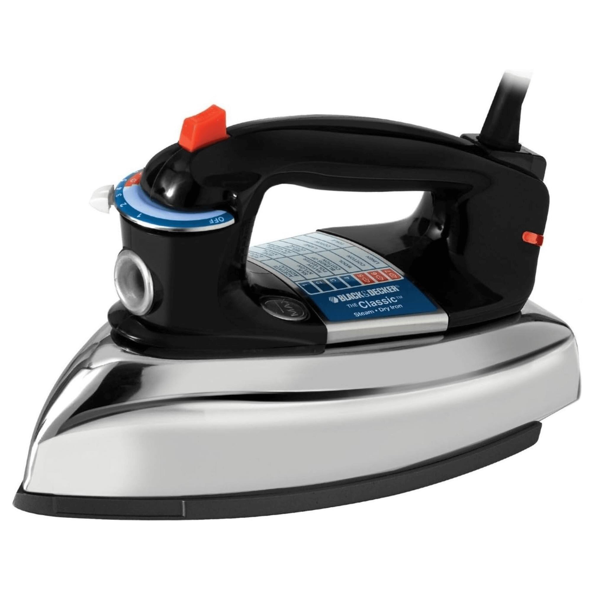 BLACK+DECKER BLACK+DECKER Classic T MX THE Dry Iron Steam · Dry