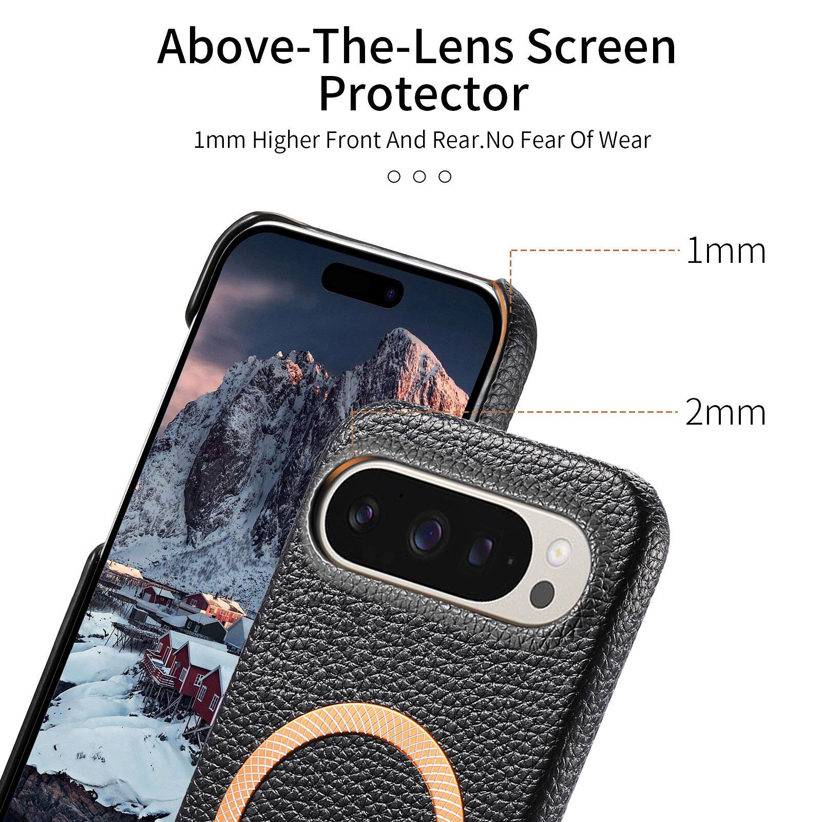 Above-The-Lens Screen Protector  
1mm Higher Front And Rear. No Fear Of Wear  
1mm  
2mm