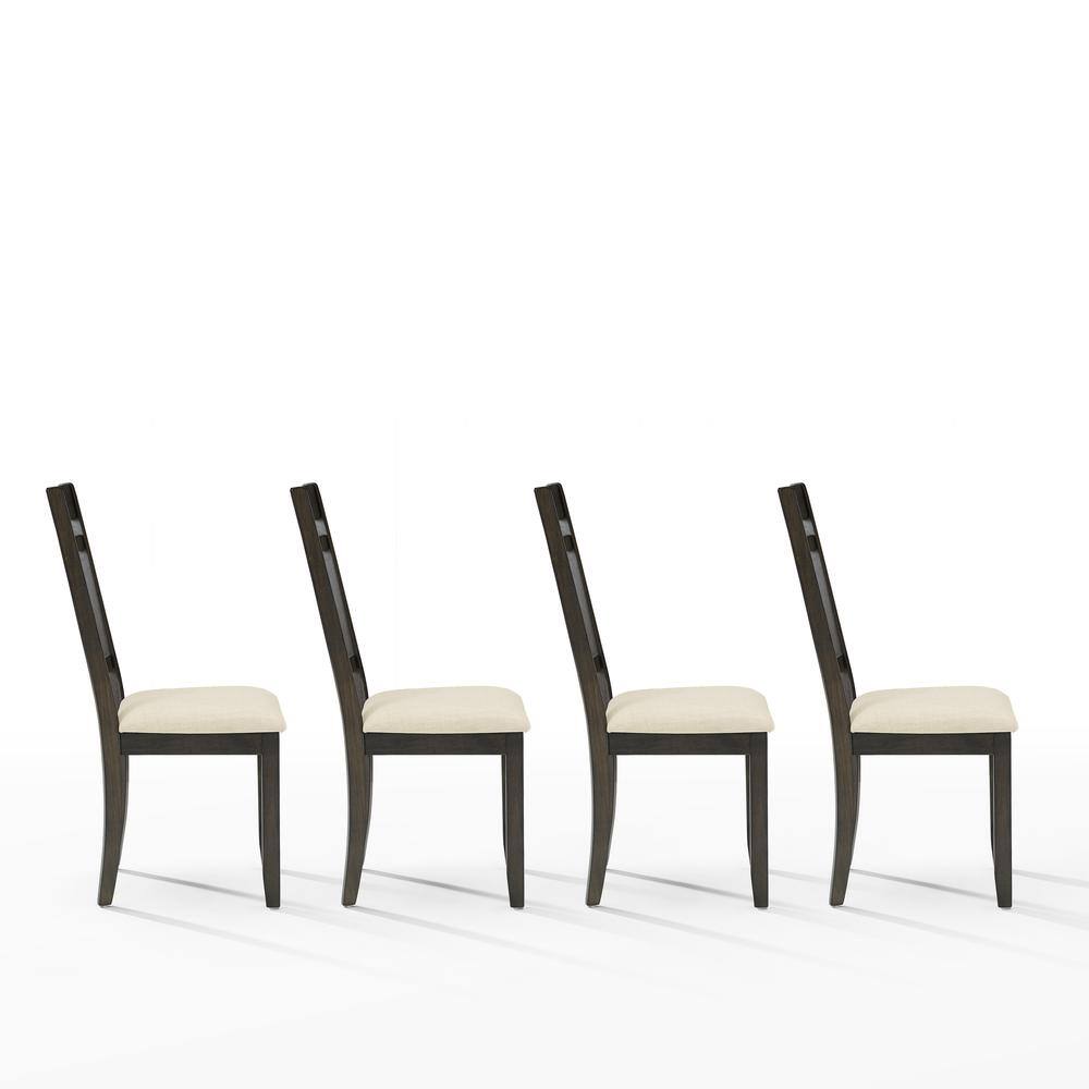 Alt View 2. Crosley Furniture - Hayden 4-Piece Slat Back Dining Chair Set - Grey.