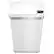 Alt View 16. iTouchless - 4 Gallon Touchless Sensor Trash Can with AbsorbX Odor Control and Fragrance, White Stainless Steel Bathroom Garbage Bin - Pearl White.