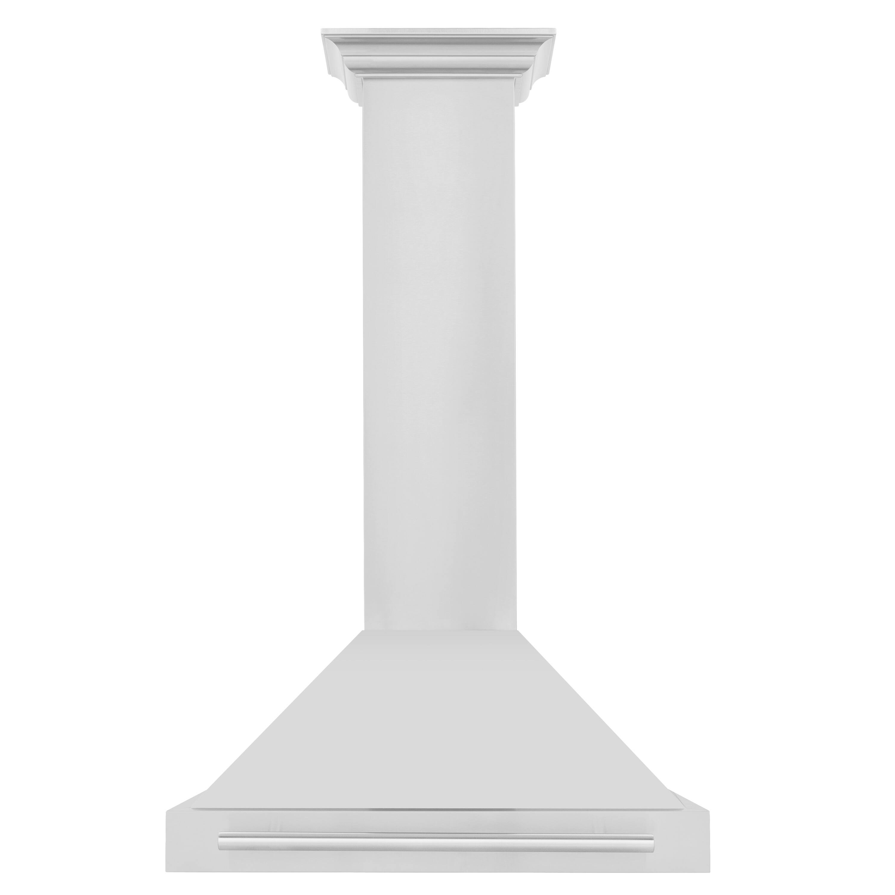 Front. ZLINE - 30 in. Convertible Stainless Steel Wall Range Hood with Stainless Steel Handle (KB4STX-30) - Stainless Steel.