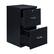Alt View Zoom 14. OSP Home Furnishings - Alpine 2-Drawer Vertical File with Lockdowel Fastening System - Black.