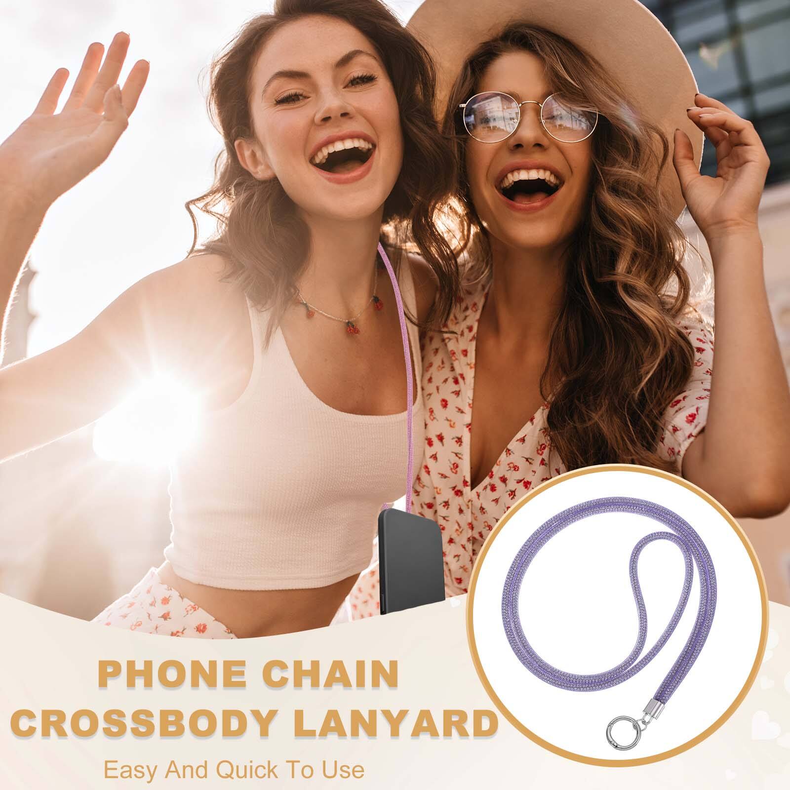 PHONE CHAIN CROSSBODY LANYARD  
Easy And Quick To Use