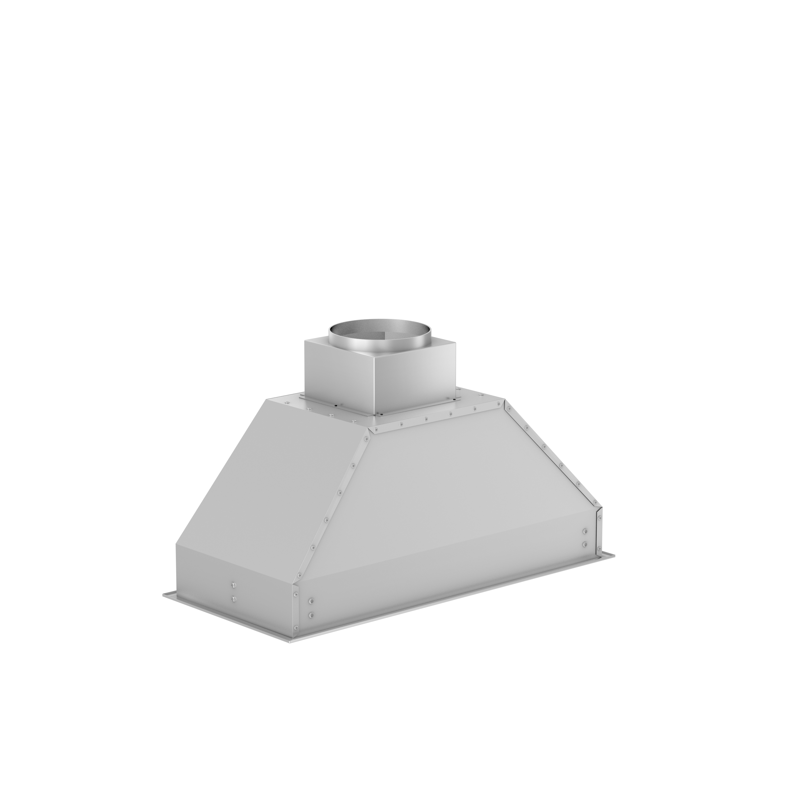 Angle. ZLINE - ZLINE 40" Remote Blower Ducted Range Hood Insert in Stainless Steel (695-RD-40) - Stainless Steel.