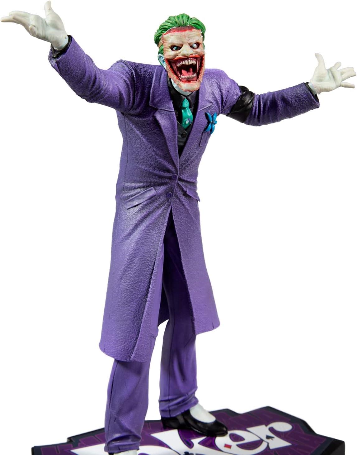 Alt View 1. McFarlane Toys - DC Direct 1:10 Joker Purple Craze Statue By Greg Capullo - Purple.