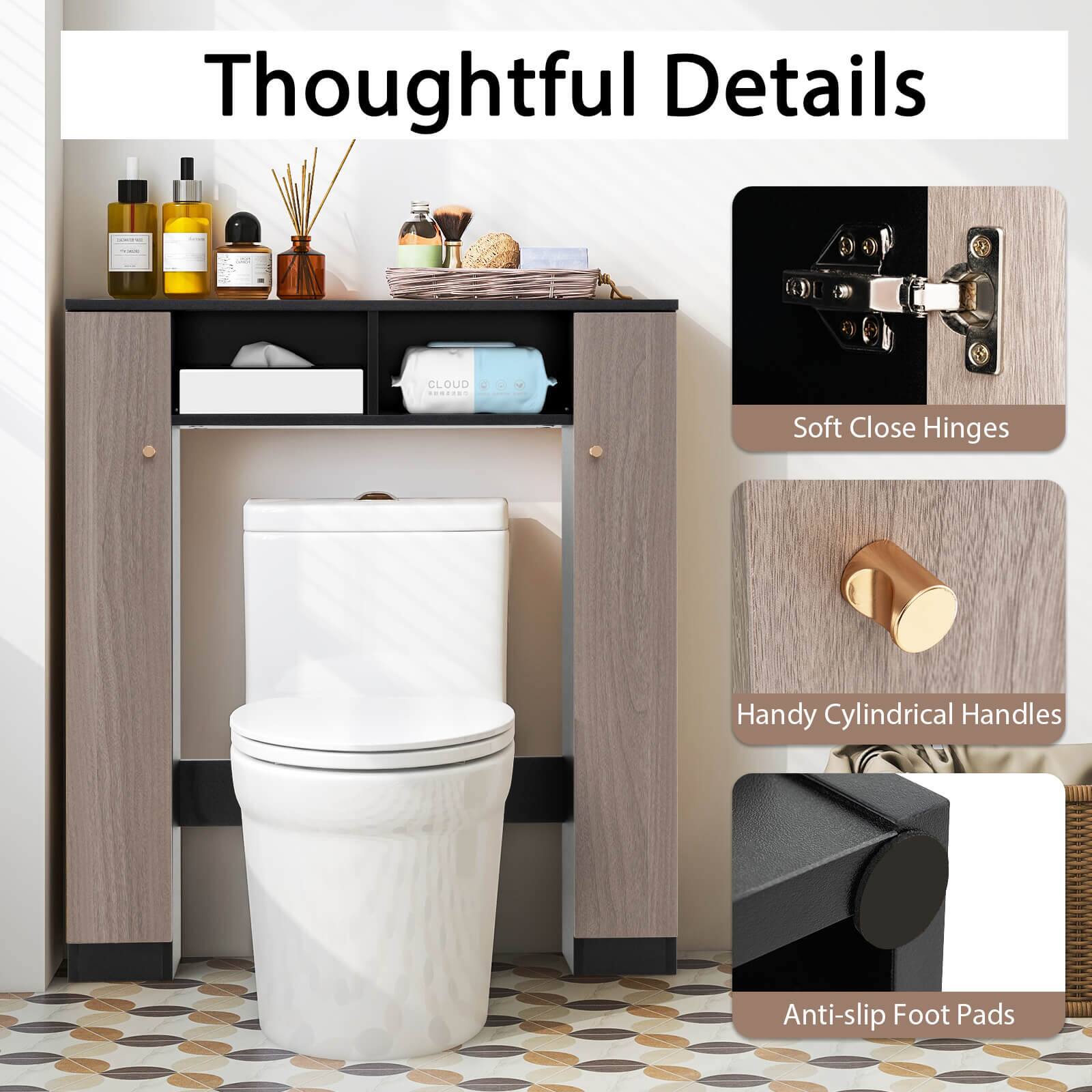 Thoughtful Details

- Soft Close Hinges
- Handy Cylindrical Handles
- Anti-slip Foot Pads