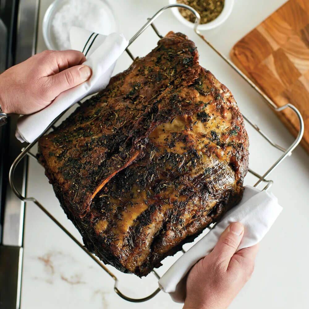 KitchenAid 30019 5 Ply Clad Roaster with Removable Rack, 15 inch x 11.5 ...
