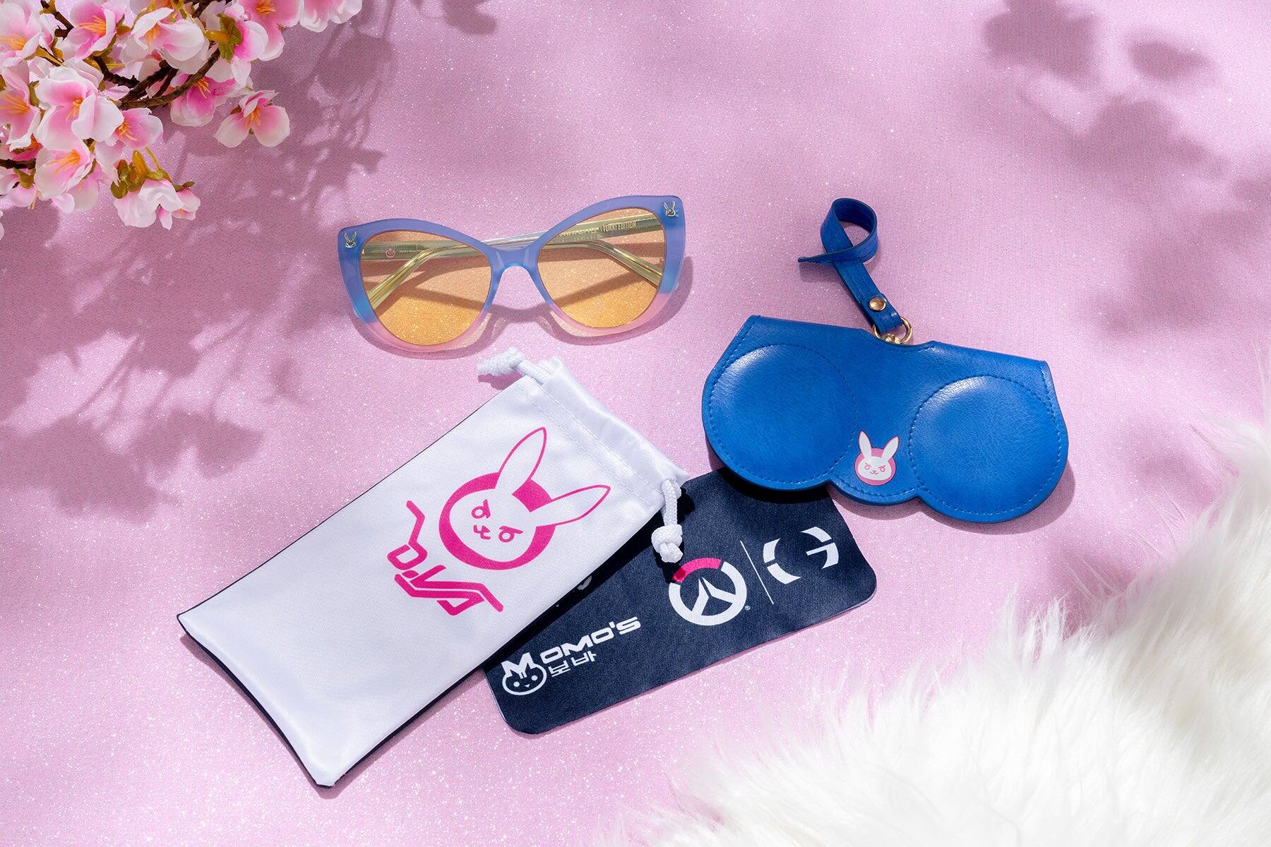 Alt View 7. GUNNAR - GUNNAR Gaming Glasses  - Overwatch 2 D.Va Tokki Edition, Spark Crystal, Clear Lens - Blue Light Block, Relieve Dry Eye - Spark Crystal.